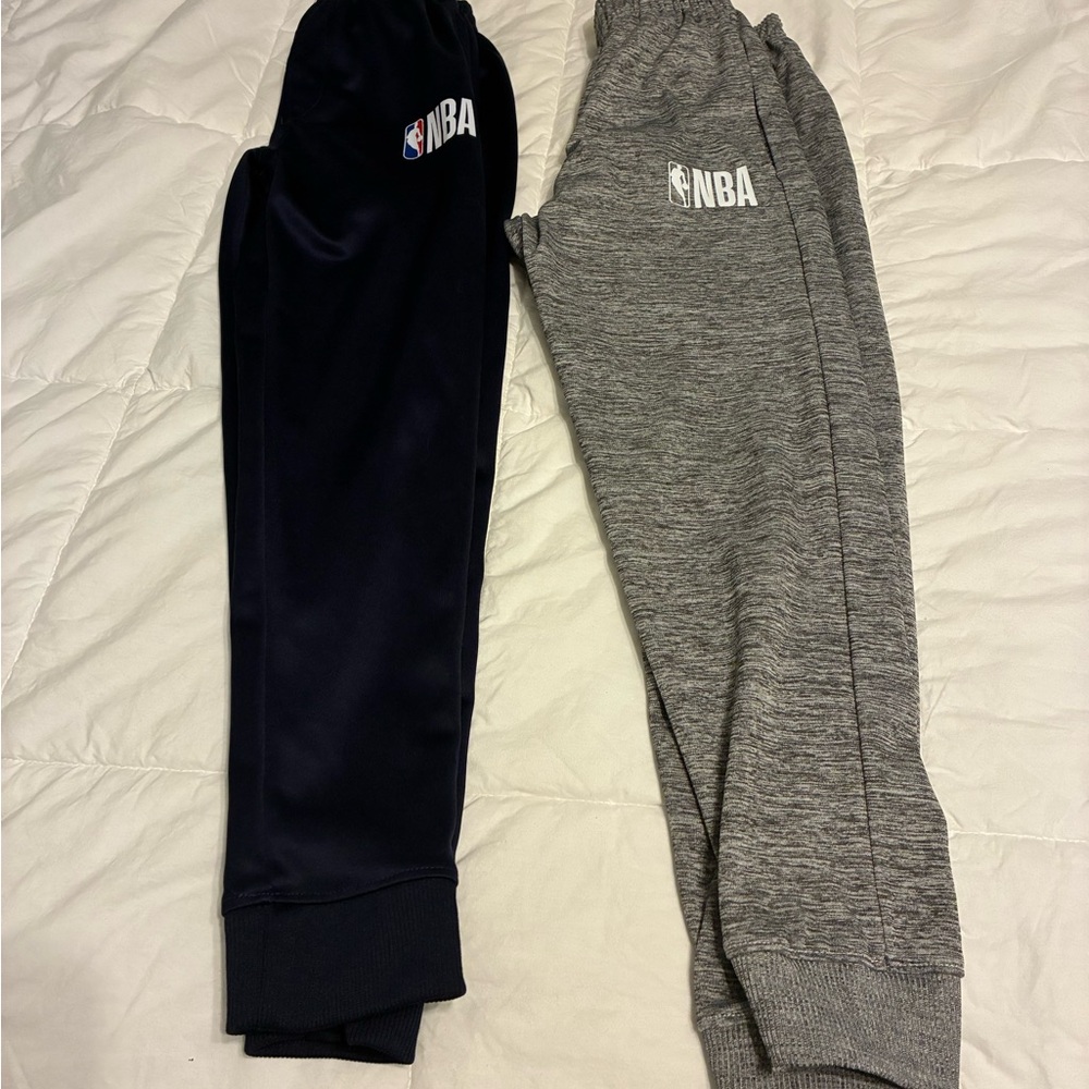 NBA Kids Jogger Pants Set - navy and Gray size 8